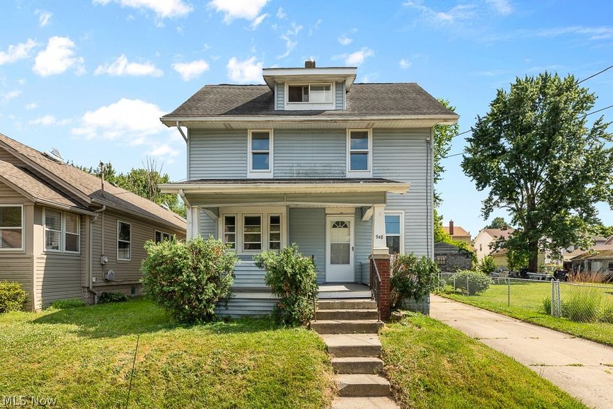 Welcome to 948 Saxon! This well-kept colonial home has a ton to offer! When you first walk in you will be greeted by the living room and dining room that flows into the kitchen. Upstairs you will find 3 bedrooms and the full bath and when you reach the third floor there is another very large bedroom that will allow you to be creative with the space that is offered. Out back there is a fenced in back area with a two-car garage. Touch base with your favorite agent now to get your showing scheduled!