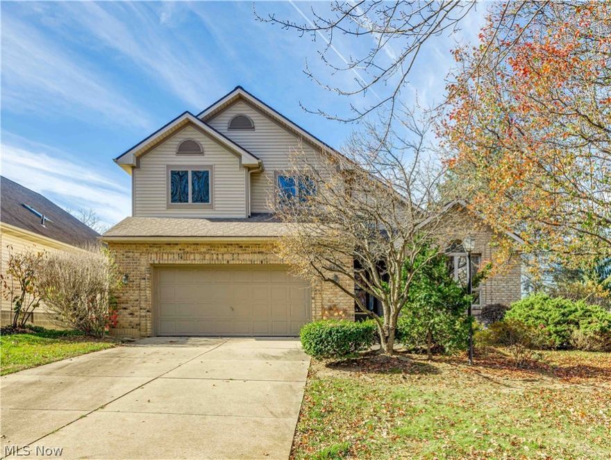 Have you ever hoped that a home would become available in a particular Development?  Well, here it is! 2810 Valley Rd Cuyahoga Falls is located in the very sought-after community of Normandy Village at Cross Creek. This stand-alone condo boasts over 2750 sq. ft. PLUS an additional 600+ sq. ft. in the finished walk out basement. Featuring a massive kitchen with a large pantry, first floor master with 10x7 walk-in closet and ensuite bath, 1st floor laundry, ½ bath, two story great room with gas fireplace and fabulous views of the pond, and a cozy den/office on the main level.  A loft area, two large bedrooms and a full bath completes the second floor. The lower level offers a huge family room with a stone fireplace, bar that includes a sink and mini fridge, sliders that overlook the pond, and the full-size pool table that remains with the home.  An additional finished room with bayed wall of windows that overlooks the pond, lots of storage, and a sizable cedar closet completes the unbeli