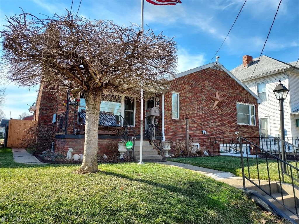 Spacious, well maintained Brick ranch with beautiful, hardwood floors throughout. Galley style kitchen with eat-in area along with a formal dining room. The den can be used as an office, work-room or other things. The basement has dropped ceiling, carpeted floors and painted block walls with access to the garage. There is an inside French drain around the basement with a sump pump. In the main floor hallway there is a pulldown stairs to a floored attic. Back yard is level and very private. The back porch is a great place to relax and enjoy whatever. There is a large storage building out back.