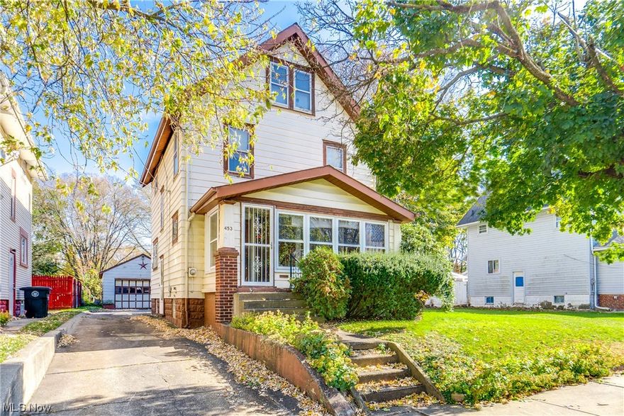 Check out this amazing opportunity in Akron, OH! Located within a few miles of Akron University and Summa Hospital, this 3 bedroom home is well-built with natural woodwork throughout. This charming home has been kept in great condition and has ample living room and dining room space for friends and family to spread out. The attic is perfect for extra bedroom space, office space, or living area! Detached garage for your convenience. Hot water tank replaced in 2021 and the carpets have been cleaned for you to move right in! Don't miss this chance to own a home for less than rent!