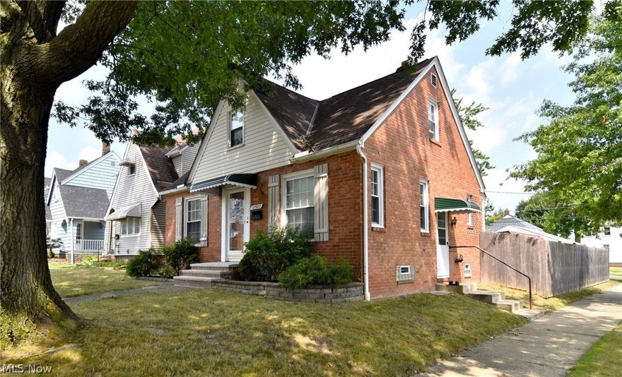 Welcome to this charming 3-bedroom, 3-full bath brick Cape Cod home, perfectly situated on a large fenced corner lot. This delightful residence boasts a finished basement with wetbar, providing ample space for entertainment or relaxation. The expansive deck, equipped with two gas hook-ups, is ideal for outdoor gatherings and summer barbecues. 
The home features a roof with heat coils, ensuring winter comfort, and a 2-car detached garage with a new roof installed in 2023. Additionally, the property benefits from a newly installed air conditioning system, also added in 2023, ensuring year-round comfort. 
Don't miss the opportunity to make this well-maintained and thoughtfully updated home yours!