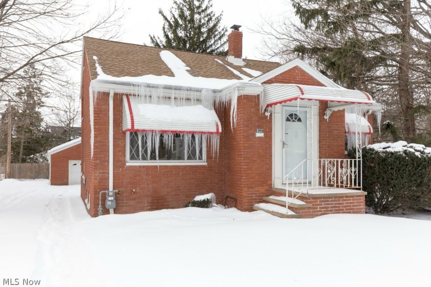 Charming & Unique Brick Cape Cod in Cleveland Heights!  Lots of Great Upgrades in this Home!  The Spacious Living Room Features Lots of Natural Light, Newer Carpet, and Fresh Paint.  The Eat-in Kitchen has Great Cabinet Space, Newer Appliances, Ceramic Tile Floor, Recessed Lighting and Dining Area.  Large 1st Floor Bedroom. Two Additional Generously Sized Bedrooms with Hardwood Floors + an Updated Full Bathroom with Tile Shower on the Second Floor.  Great Three Season Sun Room Overlooks the Backyard.  Finished Rec Room, with Built-in Bar, is Great For Entertaining Family & Friends!  The Lower Level also Offers Laundry & Storage Space.  Two Car Garage!  Home Warranty Included!  Call for Your Private Showing today!
