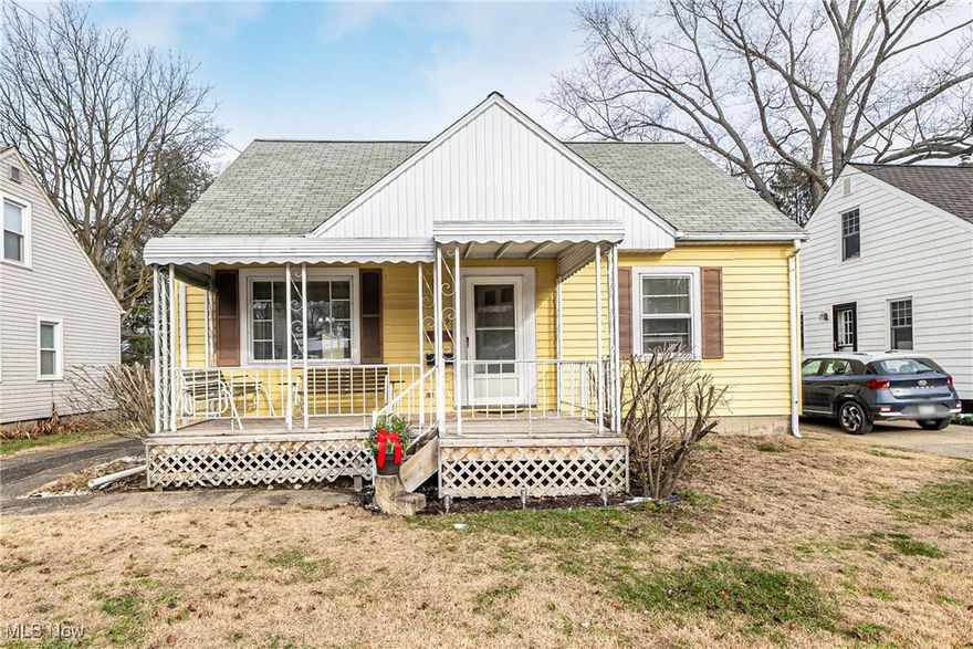 Welcome to this charming Cape Cod home with three bedrooms and two full baths! This home is thoughtfully designed to cater to your needs, with a spacious living room that seamlessly flows into the kitchen, creating a warm and welcoming space for entertaining guests. Spacious kitchen with eating area and overlooking the backyard, adorned with vinyl flooring. All appliances will stay. On the first floor, you'll find two bedrooms. Underneath carpets, there is a beautiful HARDWOOD floor. Completing the first floor is the bright full bath with a window, featuring a single vanity and a tub, offering a relaxing retreat for unwinding after a long day. Heading upstairs, you'll discover bedroom number three, which has built-ins and is finished in knotty pine paneling. The basement of this home offers a full bath, a laundry room, and more space to make entertainment or a playroom. Outside, you'll find a one-car detached garage with openers, providing security for your vehicle. The private backyard boasts a large deck overlooking a fenced backyard. Giving you a comfortable outdoor oasis where you can relax and unwind in the fresh air without worrying about the elements. Plus, the home is minutes away from highways and shopping. This house has so much potential to make your own. Don't miss your chance; schedule your showing today!