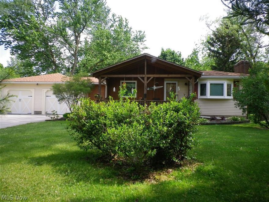 When the seller bought this home it was stated "park like setting" it is even more park like now. This ranch style home offers a private large lot of 0.9997 acres. chicken coop, fenced in area for pets, a fire pit and plenty of gardening area. A two car garage with a cement drive way. Trex material front porch for easy maintenance. The kitchen has been updated with granite counters, cabinets, flooring that is laminate BUT looks like hardwood, newer appliances. The bathroom has been updated,  the tile, and fixture are beautiful. They also added a half bath off the master with a walk-in closet. Master has built drawers, such nice finishes. A fireplace for those cold Ohio days and night. Electric has been updated, windows updated and glass block in the basement. See You at Delaware Ave.