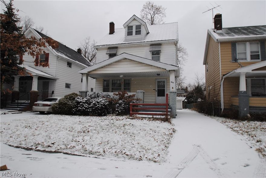 BANK OWNED .... Spacious 3 Bedroom Colonial .... Cozy Living Room With Built In Storage .... Dining Room .... Large Covered Front Porch .... 1 Car Detached Garage .... Needs TLC .... Lots Of Potential .... BUYER TO ASSUME ALL  POS VIOLATIONS, REPAIRS AND REQUIREMENTS .... POS INSPECTION HAS BEEN ORDERED ....