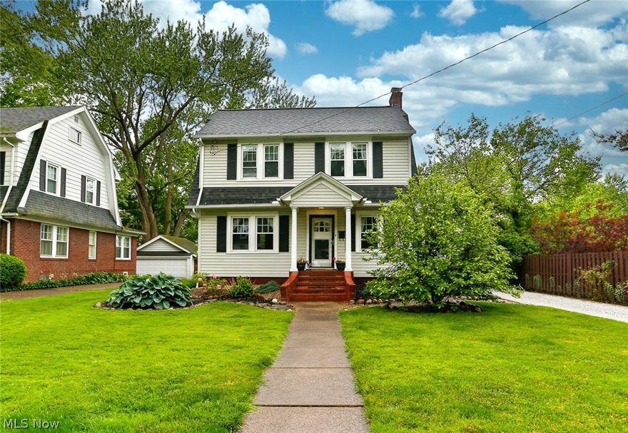 Welcome to 1666 19th St in the very desirable High Brook Park neighborhood, located close to The Gorge Park, shopping, dining, schools, recreational activities and much more. This charming Dutch Colonial home features many updates. Enter through the front door to a spacious family room featuring a gorgeous fireplace and breathtaking hardwood floors. Off the family room is a quiet sun room with many windows. The kitchen shows off granite counter tops, custom cabinets, and stainless steel appliances, plus a breakfast nook off the back. Access the second level from either the kitchen or family room with the dual landing staircase. Upstairs you will find three good sized bedrooms and a full bath updated with California slate tile flooring and a jetted bathtub. The full size basement offers plenty of room for laundry, a workshop, a workout area, and ample storage. The exterior of the house is accented with beautiful professionally landscaped yard. The backyard is very spacious and offers a