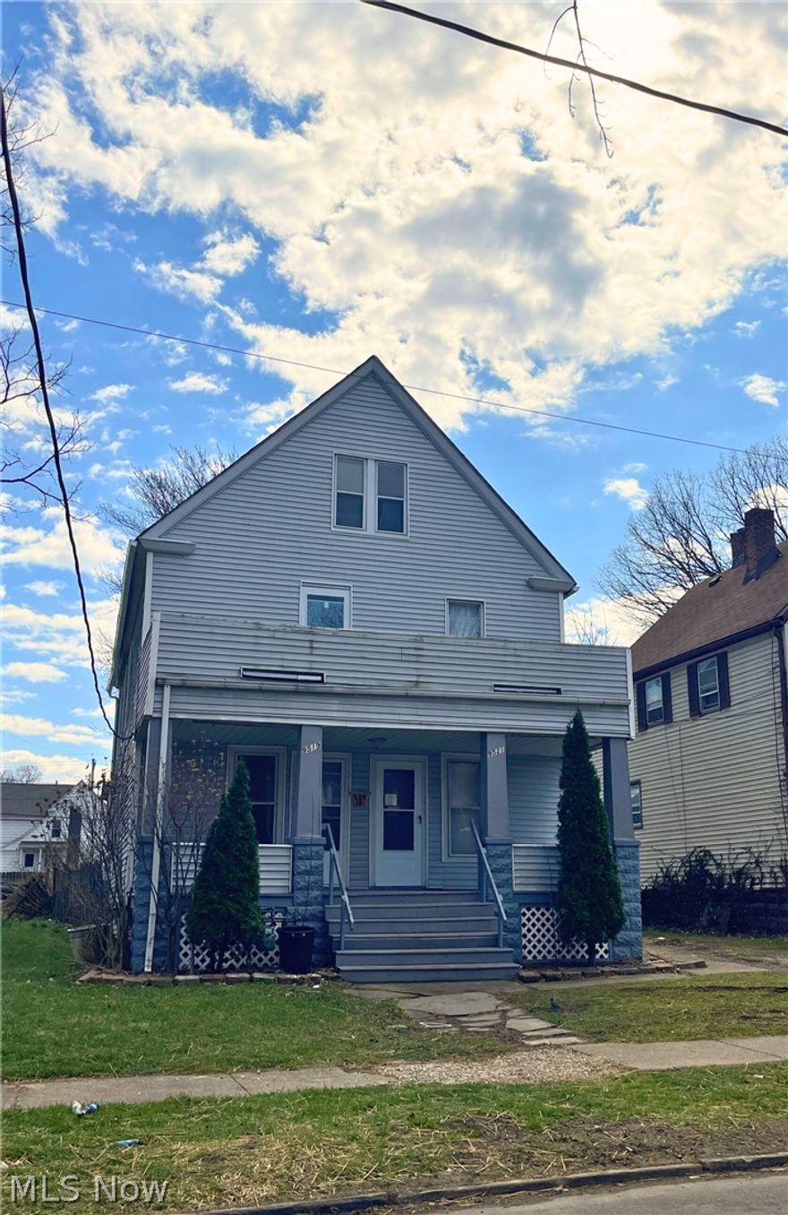 INVESTMENT OPPORTUNITY! Expand your portfolio! Welcome to 9521 Macon Avenue, Cleveland, Ohio—an excellent turnkey duplex opportunity perfectly positioned for reliable, long-term rental income. Located in a strong rental corridor in Cleveland, this property is ideal for investors seeking consistent cash flow. The functional floor plans provide separation and privacy, making it easy to secure and retain qualified renters. With Cleveland’s high demand for quality housing, this duplex presents an opportunity to benefit from stable, government-backed rental payments. Investors can enjoy reduced vacancy risk and predictable income, making this a smart addition to any portfolio. The property includes a full basement for additional storage and potential value-add opportunities, as well as off-street parking for tenant convenience. The exterior offers manageable yard space, while keeping maintenance practical. Conveniently located near public transportation, schools, shopping, and major highways, this property checks key boxes for tenant desirability. Whether you’re a seasoned investor or just getting started, 9521 Macon Avenue delivers the fundamentals of a strong rental property: location, layout, and dependable income potential. Don’t miss this opportunity to secure a cash-flowing asset in one of Cleveland’s most active rental markets—schedule your showing today!