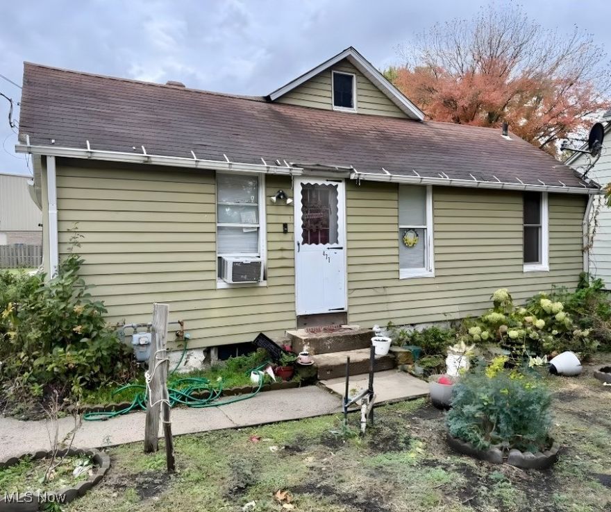 Spacious ranch home on a large half-acre lot with a two-car garage. Features one oversized bedroom and one smaller bedroom. With a little TLC, this property offers great potential. Recent updates include a newer roof and hot water tank.