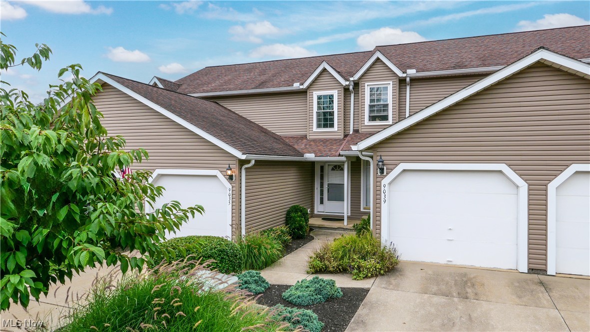 Conveniently located just minutes from shopping and freeway access, this condo offers comfortable living in a well-kept neighborhood where all siding was replaced in 2023. The home features a one-car attached garage and driveway with room for a second vehicle.
The first floor includes a welcoming foyer, an updated half bath and a kitchen that flows seamlessly into the large living room. Sliding glass doors lead to a private deck with views of open green space—perfect for relaxing or entertaining.
Upstairs, a skylight fills the hallway with natural light. The full bath is centrally located between two spacious bedrooms, each with generously sized closets.
The finished basement offers a bonus room, laundry area, storage space, and is plumbed for a full bath, providing flexible options to expand.
This home is move-in ready with many major updates already completed!
Updates include: furnace and air conditioner (2019), garage door (2022), luxury vinyl flooring in foyer, kitchen, and baths (2023), deck and steps (2024), dishwasher (2025), windows (2025), siding (2023).
