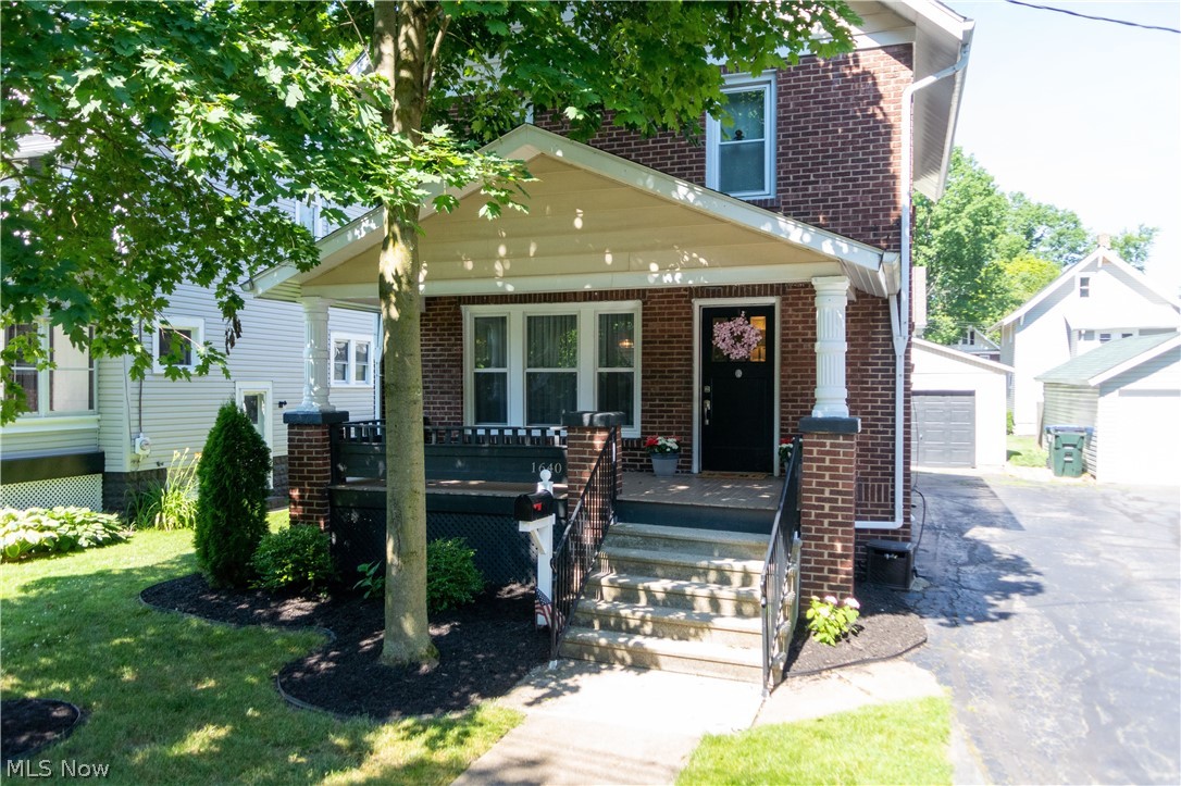 Looking for charm and character? This is the one! Spacious living room with built ins and gas fireplace. The dining room offers french doors to the large deck and partially fenced in backyard! Updated in 2015, the kitchen features white cabinets, granite, backsplash, added pantry and upgraded stainless steel appliances (5 burner gas stove with dual oven & awesome refrigerator). The second floor offers 3 bedrooms and updated full bath and the third level has been finished with the 4th bedroom with half bath and large storage closet! Other updates include: Water softener - 2018; Furnace, roof on home & garage, plumbing, washer/dryer - 2015. Home warranty is provided for peace of mind.