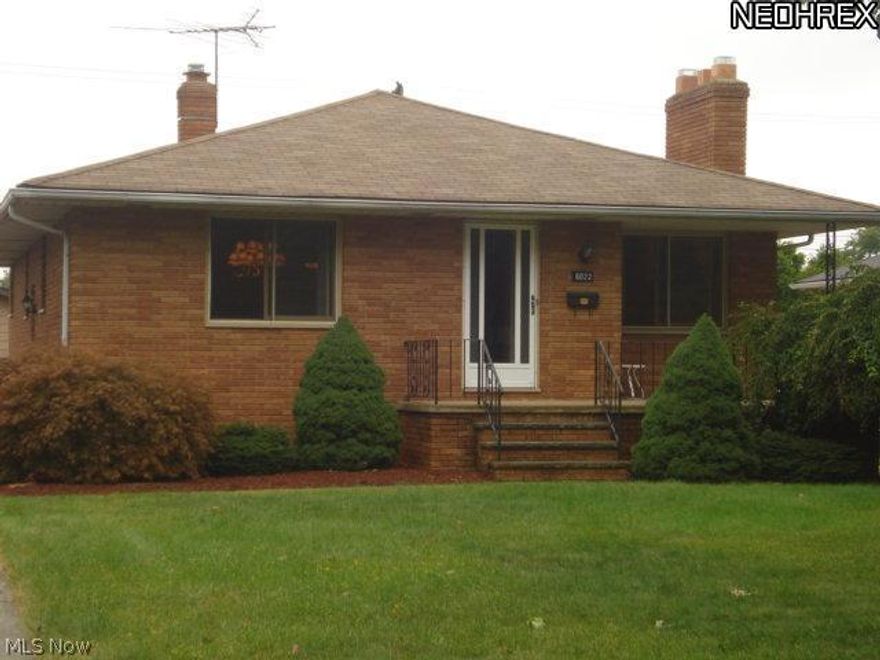 Solid 33 year old Brick Ranch!!Oversized 2 car garage!!Low maintenance exterior with aluminum underhangs and gutters!!Eat in kitchen plus dining rm!!2 fireplaces--one in living rm and one in finished rec rm!!All appliances stay including a newer stainless steel range and frig!!Foyer entrance!!front porch!!Excellent Location close to schools,shopping,golf,and conveniences!!