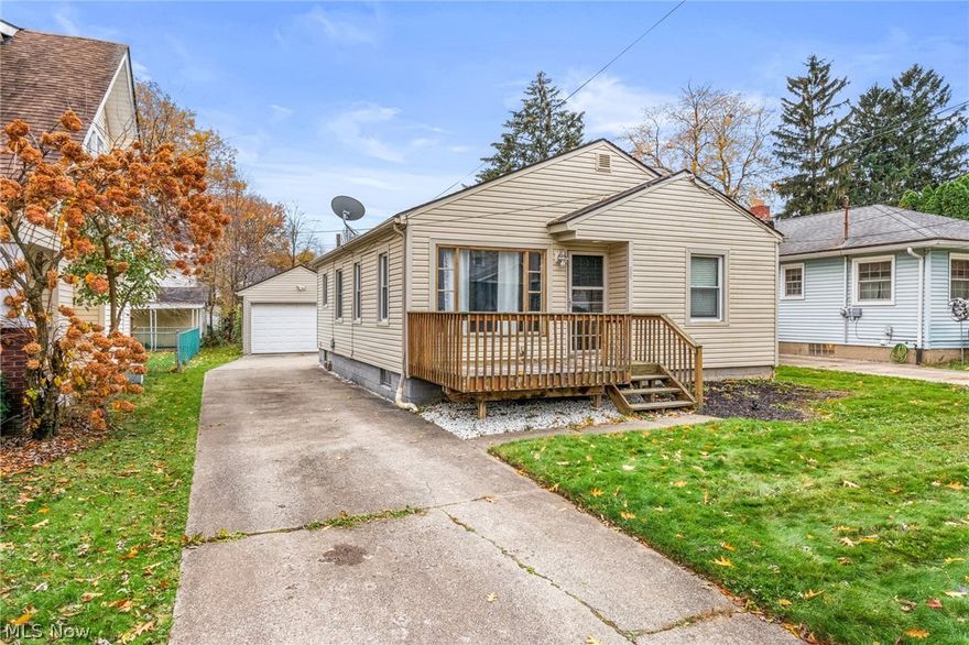 Are youuuuu ready? This beautiful home sits in Firestone Park offers first floor living with plenty of updates! Two bedrooms on the first floor and a bonus/bed room on the lower level give you plenty of places to lay your head with newly added closet doors. The bathroom has been updated with tile floors, a tile border that sits above the bathtub surround along with a new vanity sink and ventilation fan. Large living room & updated kitchen are just icing on the cake! The spacious rec room in the lower level conveniently gives you the luxury of having an additional entertainment area. This cozy ranch has been very well maintained and is perfect for downsizing or first time homebuyers. New paint in the laundry/ mechanical room with built in shelving to give even more storage options. All of the hvac vents have been recently replaced. A large fenced in backyard as well as an oversized one car garage complete this gorgeous home. Don't Wait!!