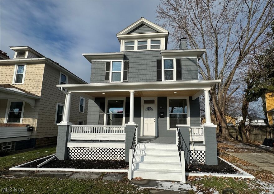 Welcome to your new home! This 5 bedroom 2 full bath beauty has been redone from top to bottom! NEW Roof* NEW Electrical* NEW Plumbing* NEW Central Air & Furnace* NEW Hot Water Tank* NEW LVT Flooring throughout* NEW Kitchen equipped with NEW Stainless steel appliances* 2 NEW Bathrooms* NEW windows* NEW Light fixtures and basement has been waterproofed! This home has a bedroom and full bath with walk-in shower on the main floor. Second floor has 4 spacious bedrooms and a spa-like bathroom. The third floor is finished with a huge closet and could be used as a 6th bedroom or Bonus Room. Seller is offering a one year Home Warranty! Schedule your showing today!