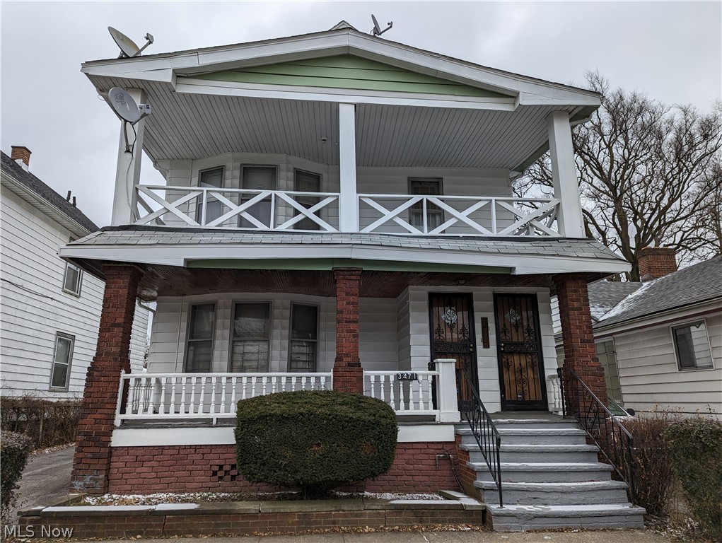 Here's a great opportunity to own this solid, well cared for Cleveland Duplex home! Live in 1 unit, let the rental unit pay your expenses or use as a solid addition or start to your investment portfolio. Each unit has Living & Dining Rooms, 2 Bedrooms, 1 Bathroom, Kitchen, Hardwood Floors, covered Front & Rear Porches. The Full Basement is partially finished with Laundry Area & add'l Bathroom. In 2021 the roof was replaced & exterior of this aluminum sided home was painted completely. The 3rd floor Attic is a great space for storage. This home also has a 2 Car Brick Garage, concrete Driveway and on street parking.
Located minutes to Opportunity Corridor, Downtown Cleveland or any uptown locations. Home being sold As-Is. Call to schedule your showing today!