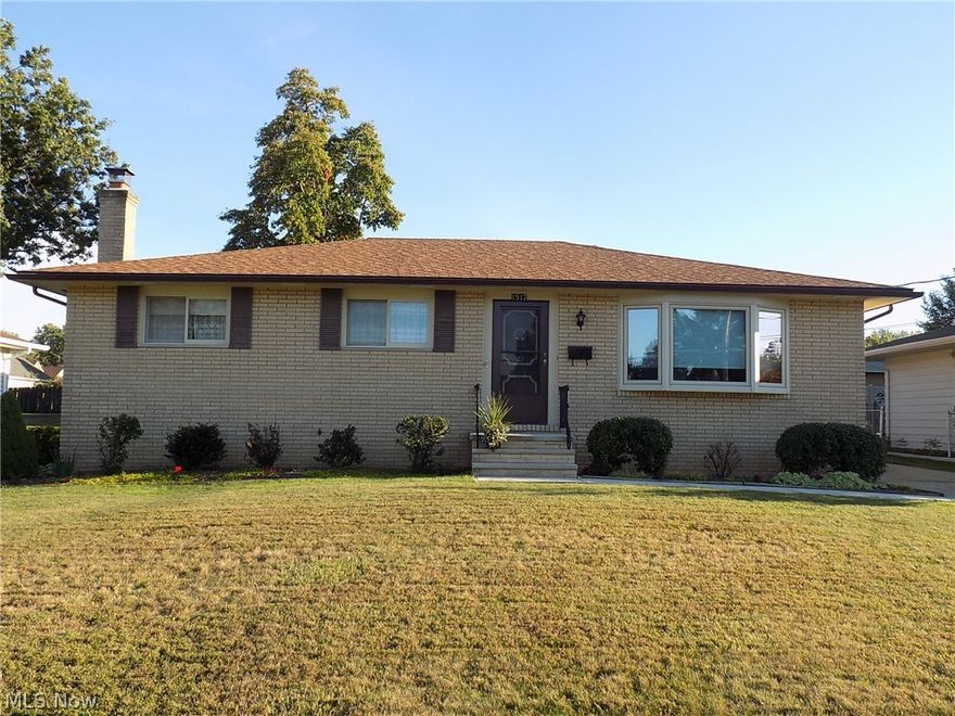 Parma Brick Front Ranch Rare Find Home That Boasts 4+ Car Tandem Garage Perfect For Car Enthusiast, Workshop, Hobbyist! The Garage Features 560 Sq Ft Of Attic Storage & 60 AMP Service. The Beautifully Landscaped Lot Is The Perfect Place To Relax and Is  A Tropical Oasis Making It Feel Like You're On Vacation In Your Own Yard! There Is A Huge Concrete Driveway In Back That Easily Fits 6 Vehicles & Makes A Great Entertaining Space! Updates Include:  Concrete Drive/Stamped Patio/Rebuilt Front Stoop '13, Roof, Complete Tear Off '10, HVAC 90% Efficiency Furnace & A/C '09, H20 '10, Living/Dining Room Carpet '13, Stanek 3 Bay Living Room Window/Storm Doors/Dining Room Slider, Frosted Bath Window '12, Glass Block Windows In Basement, Updated 200 AMP Electrical In House & 60 AMP In Garage, Attic Storage In 3rd Bedroom, Wood Burning Fireplace W/Capped Flue In Finished 42x15 Rec Room, 1st Floor Laundry Currently Used As Kitchen Pantry + 2nd Laundry Area In Basement & Work Shop, Beautiful Hardwood