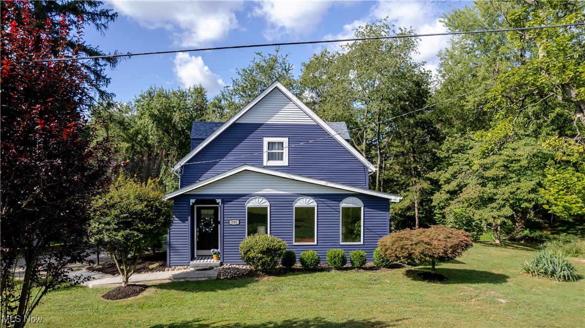 Set on a quiet lane, this beautifully updated 2-bedroom, 1-bathroom home offers both character and peace of mind. The main floor features a welcoming living room, a versatile flex space, and access to the bright front sunroom that is perfect for relaxing or working from home. The spacious eat-in kitchen opens to a back deck with views of the private, tree lined yard. Upstairs, you’ll find two generously sized bedrooms and a beautifully updated bathroom. All the major updates have already been taken care of, including the roof, HVAC, hot water tank, siding, and gutters...all less than 8 years old. With its curb appeal, thoughtful upgrades, and serene one acre setting, this home is truly move-in ready!