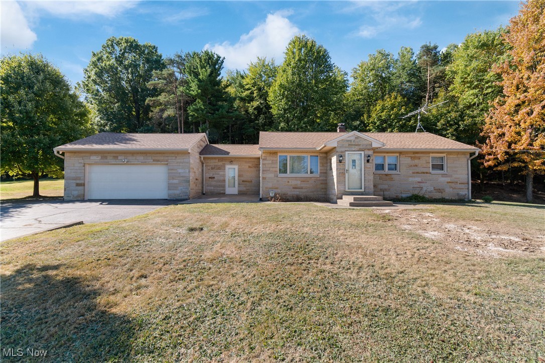 Charming Ranch on 2 Private Acres with Quality Craftsmanship Throughout!
Tucked away at the top of a hill with peaceful views and minimal neighbors, this beautifully maintained ranch is the perfect retreat. From the moment you arrive, the show-stopping curb appeal impresses, with custom stonework on the exterior and a newer roof with gutters ensuring style and durability.
Step inside through the spacious multi-purpose breezeway, offering flexibility for a mudroom, sitting area, or bonus space. The freshly painted kitchen is warm and inviting, with doors that lead directly to your screened-in back porch—a private, tranquil spot to relax and unwind while taking in the natural surroundings.
The main floor offers three bedrooms and a full bathroom, creating easy one-level living. The full basement provides abundant potential, whether you envision extra living space, a workshop, or ample storage.
With its quality craftsmanship, thoughtful updates, and private 2-acre setting, this home is truly one-of-a-kind and has been meticulously cared for over the years.
Don’t miss the opportunity to make it yours—schedule your private showing today!