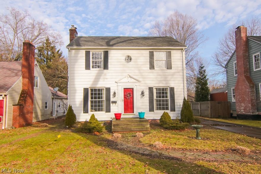 Welcome home to this charming four bedroom, two and half bath colonial on Stabler Rd just off of Sand Run Rd in West Akron. This home features a completely renovated large kitchen with island, stainless steel appliances, tile floor and a nice sized dinette. The dining room is adjacent to the kitchen and connects to the large family room complete with crown moulding, wood flooring and wood burning fireplace. The formal living room off the kitchen could also double as a home office. Upstairs you will find four bedrooms (possible fifth bedroom) and two full baths that have both been completely remodeled with modern decor. The master bedroom features built ins and wood flooring with an ensuite bath. The fifth room could be used as a home office or bedroom. Bathrooms have both been updated. The waterproofed basement is immaculate and features a laundry room and unfinished space that would be perfect for a rec room. Other great features are the nicely sized back yard which is partially fence