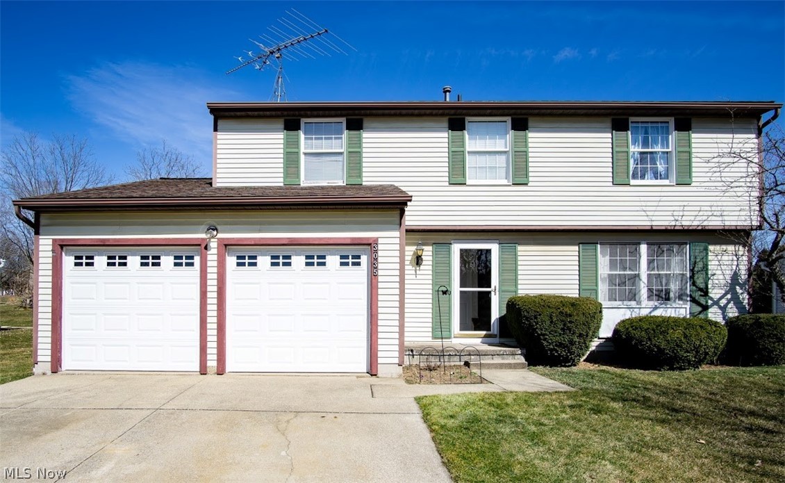 Highly desirable Partridge Highlands neighborhood located behind the high school with access to a sidewalk that leads to the school. This 4-bedroom colonial is situated on a large lot with an oversized shed at the rear of the backyard. The living room has a large picture window and opens to the dining room. The spacious eat-in kitchen has ample countertops and cabinets. The kitchen opens to the family room that has patio doors (2005) leading to the rear deck. All four bedrooms are located on the 2nd floor, including the large owner’s suite that has a full bathroom with a newer vanity and shower head both replaced in 11/20, a dressing area and walk-in closet with closet organizer. Both exterior faucets (frost-free) were replaced in 18/19. The front exterior door was replaced in 11/19. The disposal was replaced in 2020. The furnace and central air conditioner were both replaced in 9/10. The garage doors have been replaced. A home warranty is being offered with this listing!