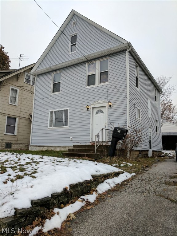 Charming single family home available for rent in Akron. Huge living room and formal dining room. The kitchen has plenty of cabinet and counter space. Enclosed patio right off the kitchen is great extra space to relax and unwind. Located on the 2nd floor are 3 spacious bedrooms with good sized closets and a big full bath with a built in linen closet! Finished attic space can be used for 2 extra bedrooms!! Full, unfinished basement with washer/dryer hook-ups. 2 car detached garage. Close to shopping, restaurants, parks, and the highway. Don't pass this one by! $35 nonrefundable application fee per adult applicant. We run credit, criminal and eviction history and verify income. No Pets. No Section 8.