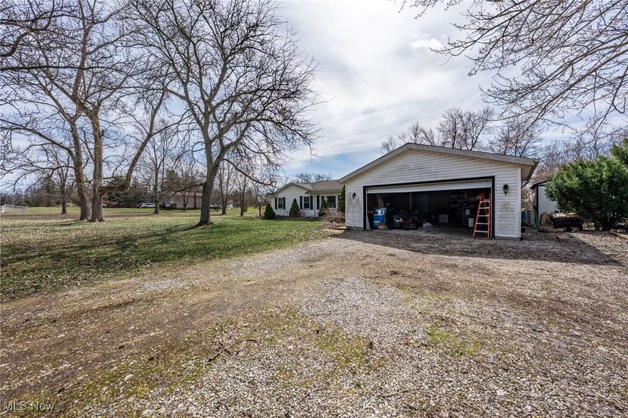 Welcome to 4790 Paradise Rd in Seville, OH—a hidden gem with incredible potential on 2.88 acres. This 2-bedroom, 1-bath ranch sits on a picturesque 2.88-acre lot, offering the perfect opportunity to create your dream country retreat. Whether you’re an investor, renovator, or buyer looking to personalize a home, this property is full of possibilities. The home features a functional single-story layout with a spacious living area and two comfortably sized bedrooms. While it is in need of updating, the solid structure and peaceful setting provide the ideal foundation for your vision. With a bit of TLC, you can transform this home into a cozy, modern retreat or a charming farmhouse escape. The property also includes a 2-car attached garage, perfect for storage, hobbies, or a workshop. Outside, enjoy nearly 3 acres of open space—ideal for gardening, recreation, or even expanding the home. The serene surroundings offer privacy and a true sense of country living, all while being conveniently located near major highways, shopping, and schools. Bring your vision and your contractor because here, the world is your oyster!

If you’re looking for land, potential, and a chance to create something truly special, 4790 Paradise Rd is the opportunity you’ve been waiting for. Don’t miss your chance to unlock its full value—schedule your showing today!