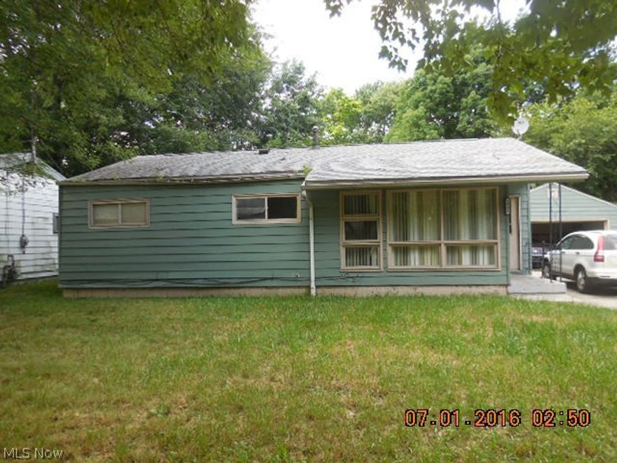 Get out your work gloves and turn this house back into a home. 3 bedroom 1 bath ranch with a 2 car detached garage. Loads of potential. Selling as is. Proof of funds with all offers. Buyer responsible for any inspections and repairs needed. VA does NOT allow contingencies and escalation clauses. VA Addendum’s are required. Seller does not pay title costs. Please note that the seller is Secretary of Veterans Affairs and Property was built prior to 1978 and lead based paint potentially exists. City Health Orders attached in MLS Supplements and must be signed and accompany all offers.