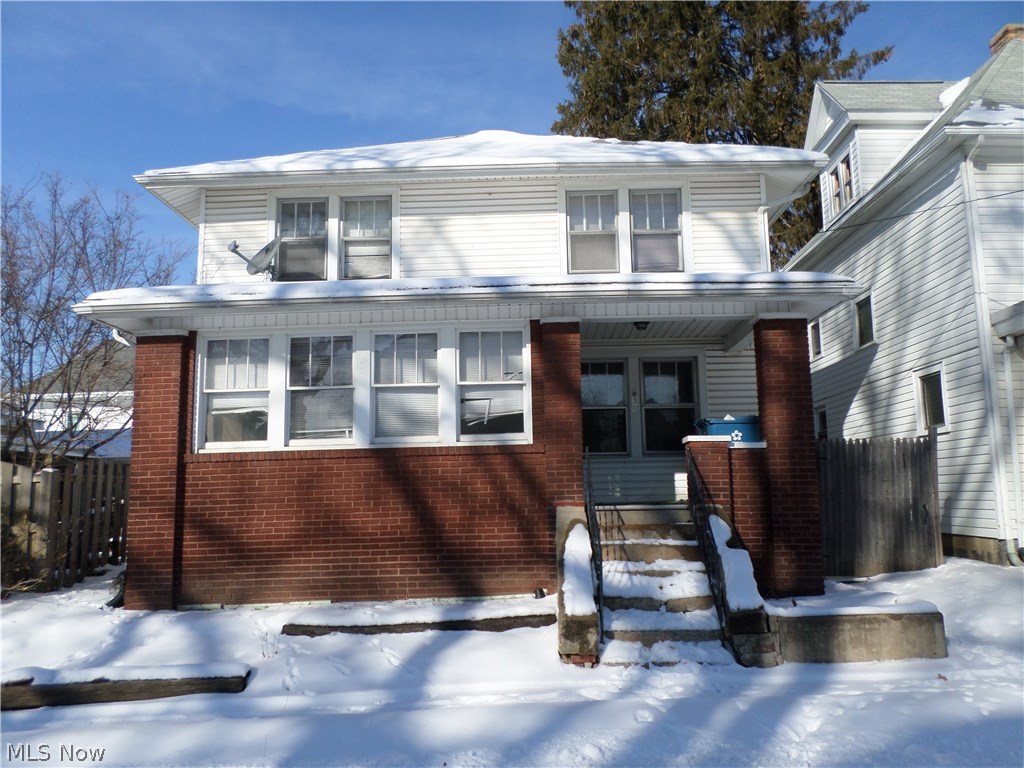 Vinyl 2 story. Great Rental Investment. Enclosed front porch. Fenced Backyard. 93% efficiency furnace. Glassblock basement windows. 100 amp Breaker Box. Insulated Attic (R60 Rolls) and walls (blown). Exterior footer drains dug out and drains installed. Water Line from street to meter replaced in '05. Selling "AS IS".