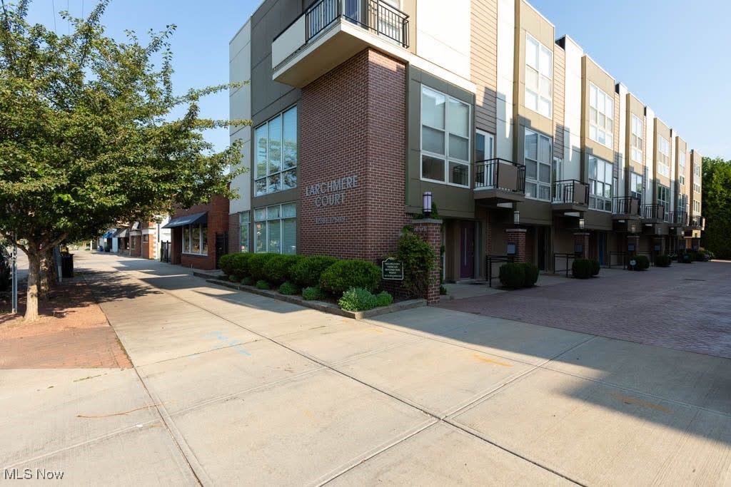 Welcome to this beautiful unique condominium located in one of Cleveland's desirable neighborhoods this 2 bedroom, 3.5 bath unit offers the perfect blend of comfort, convenience, and modern living. The first floor offers a private entrance facing Larchmere Blvd., as well as access from the side entrance with a full bathroom making it a perfect space for an office or a second living space.
The second floor is an open floor plan with high ceilings, large windows and plenty of natural light, with a balcony off the living area ideal for entertaining.
On the third floor you will find a master bedroom with a walk-in closet, full bath, and a balcony. The second bedroom also has a full bath.
There is also your own private beautifully replaced (2024) deck off the third floor to enjoy your mornings or evenings with city views.