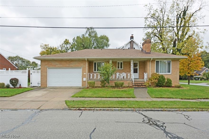 Remarkable opportunity to own this spacious well maintained brick ranch in a fabulous area of Parma. Great family neighboorhod close to Schools, Shopping, Churches, Restaurants and Entertainment. This Awesome brick home features 3 bedrooms and 2 full baths on the first floor with a large inviting Living Rm complete with real wood burning fireplace. The formal dining area off the Kitchen is perfect for large holiday gatherings, The kitchen has tons of storage and countertop space and modern appliances included. The Master bedroom is large with ample closet space and is tucked away for privacy. Also the huge basement has a half bath and large rec rm with another Fireplace great for possible man cave or kids in a growing family. Also newer 90+ furnace and A/C, newer windows thru-out and newer roof. In addition backed by a home warranty protection plan. Check this out before its gone.