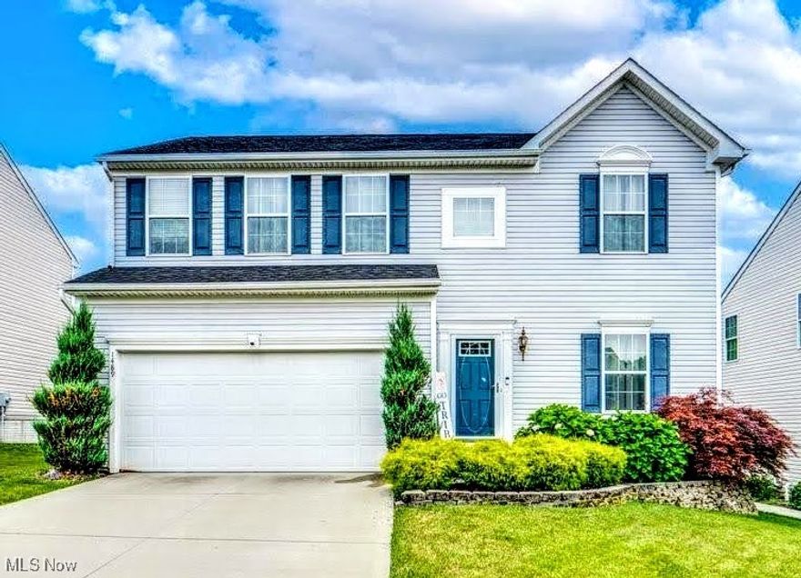 Home combines modern style with everyday convenience. The spacious kitchen features high-end stainless steel appliances, sleek contemporary finishes, and a large island complete with a built-in wine fridge—perfect for entertaining. 4 bedrooms, 2 full baths, and 2 half baths, there’s ample space for family and guests. The primary suite includes a large walk-in closet and a private full bath. The second-floor laundry room adds everyday convenience. The finished basement offers versatile space for entertainment.