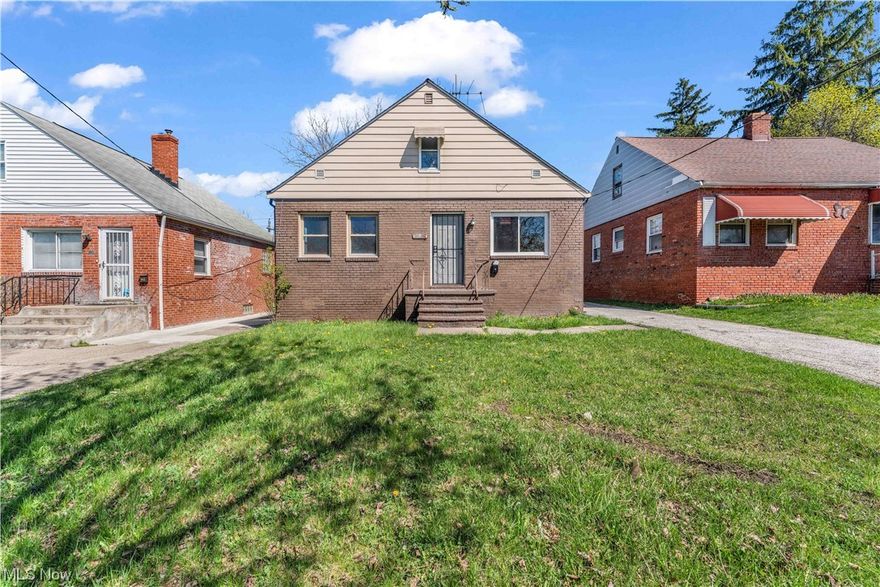 Single family investment property. Cape cod home with 3 bedrooms, 1 full bath, full basement and driveway for off-street parking.