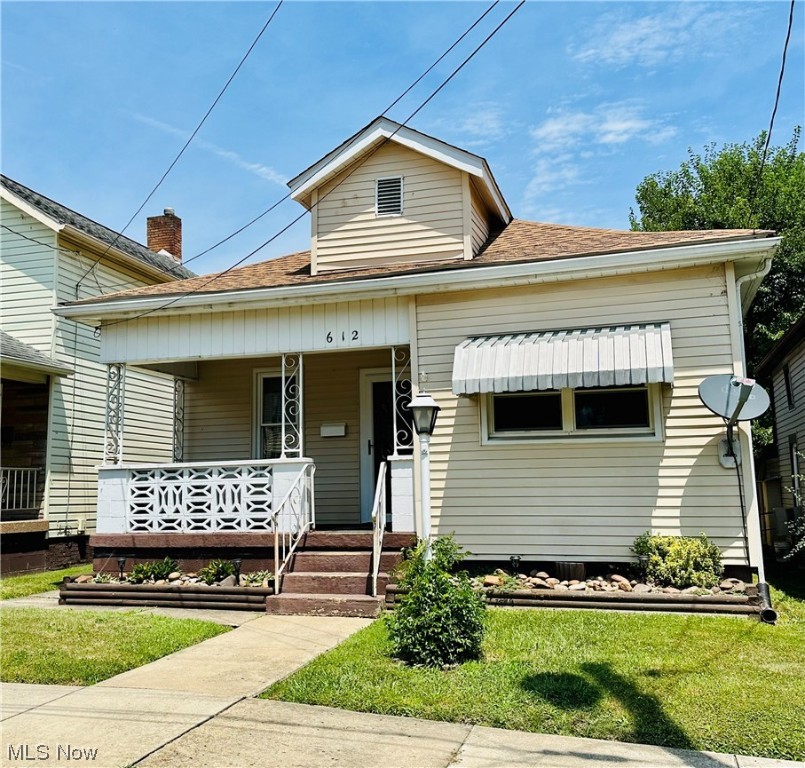 TIRED OF RENTING? THINKING OF INVESTING? Look no further. Don't let the size of this home fool you with some of its amenities! The covered front porch greets you into the spacious living room. Eat in kitchen offers a nook -perfect for a coffee/wine bar-along with a pantry for all your storage needs. Full bath has been updated with pedestal sink, tub insert and ceramic flooring. Bedrooms boasts adequate closet space. Backyard offers privacy due to the fully fenced in yard and covered patio -perfect for gatherings. Attached garage with workshop area just may complete your checklist. Call today! SELLER MAY GIVE $1900 WITH REASONABLE OFFER TO BUYER AT CLOSING FOR TWO WINDOWS AND BACK DOOR IN KITCHEN.