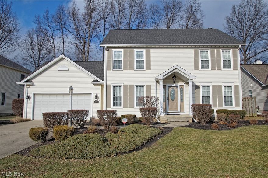 Located in one of the most highly sought after subdivisions in Willoughby this 4 bedroom, 2.5 bath 1900+ SF home is sure to impress! Walk in the front door and you immediately notice how perfect and clean this home is. The kitchen has been nicely remodeled with new granite countertops and tile backsplash plus all stainless steel appliances. Also located on the first floor is a family room with fireplace, living room/office and dining room plus half bath for your guests convenience Located off the rear of the home is an enclosed patio that leads to a deck with pergola. Head upstairs and you will find a spacious master suite complete with walk in closet, and master bath with tiled shower. 3 more bedrooms plus a 2nd full bathroom are also upstairs. Large unfinished basement can be used for a variety of purposes or finished to add additional square footage to the home. 1 Year Home Warranty provided by the sellers to give you buyers peace of mind.