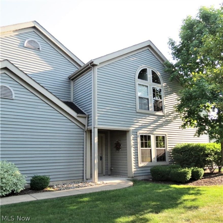 Welcome to this spacious, easy living, 2 bedroom + a loft, 2-1/2 bath condo with a 2 car attached garage. This Howland beauty is conveniently located close to shopping,  medical facilities, and has one of the best views in the community  from the back deck. You will be impressed as you step inside the welcoming foyer w guest coat closet. Wonderful kitchen features plenty of wood cabinetry,  all appliances and a breakfast bar. The light, open floor plan has a formal dining room that flows into the living room with a soaring 2 story gas fireplace. A charming sunroom was added in 2013 & has new laminate flooring, a skylight, sliding glass door to your composite deck w a Sunsetter awning and relaxing views of the pond & fountain. the 2nd level  offers vaulted ceilings, skylights, an expansive loft, laundry & storage room. Master suite is a personal retreat, has a huge walk-in closet & private bathroom. The 2nd bedroom and full bath complete this level. This home is tastefully  decorated th