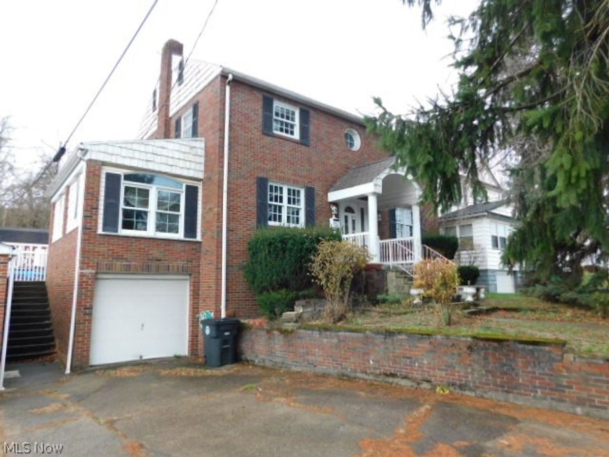 2,600 SQFT.BRICK 4 BEDROOM HOME WITH 2-1/2 BATHS. HOME FEATURES A HUGE REAR FAMILY ROOM WITH GAS LOG FIREPLACE. STUDY OR DEN OFF LIVING ROOM.NOTE: LIVING ROOM AND DEN FIREPLACES ARE DECORATIVE.FORMAL DINING ROOM KITCHEN WITH SERVING LEDGE INTO FAMILY ROOM FOR LARGE GATHERINGS. ALL APPLIANCES STAY.2ND FLOOR HAS 4 BEDROOMS AND FULL BATH. BASEMENT HAS 2ND KITCHEN, FULL BATH WITH SHOWER, REC ROOM OR OFFICE AREA AND UNFINISHED LAUNDRY ROOM. REAR YARD HAS VINYL FENCING AND INGROUND SWIMMING POOL.ALSO 2 OUTBUILDINGS  ONE AS POOL HOUSE 2ND ONE FOR GARDEN AND OUTDOOR FURNITURE STORAGE.2 CAR DETACHED GARAGE AND 1 CAR INTEGRAL GARAGE LEADING INTO LAUNDRY ROOM. GREAT LOCATION WITHIN WALKING DISTANCE TO EVERYTHING. HOME NEEDS SOME TLC BUT THIS WILL BE THE BEST BUY OF THE YEAR. BIG BANG FOR THE BUCK! WON'T LAST LONG!