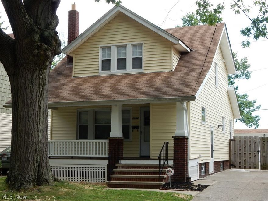 Rehabbed and tax abated 2-bedoom on beautiful Old Brooklyn Street.  Features new furnace, central air, hot water tank and insulation.  New ceramic tile in kitchen and refinished oak floors throughout.  Living room with fireplace and built ins, eat in kitchen, nice size dining room, large bedroom level bath, half bath in basement, 2-car masonry garage with door opener.  Nice front porch overlooking the street and quiet back yard over looking the Brooklyn Heights Cemetary.  Minutes to Downtown, University Circle, Tremont, Ohio City and Gordon Square.  Easy access to all parts of town via I-480 or State Route 176.  Up to $10,000 in 2nd mortgage money for qualified buyers only!  In order to purchase this home, a single person can not make over $37,350.  Higher limits for larger household.