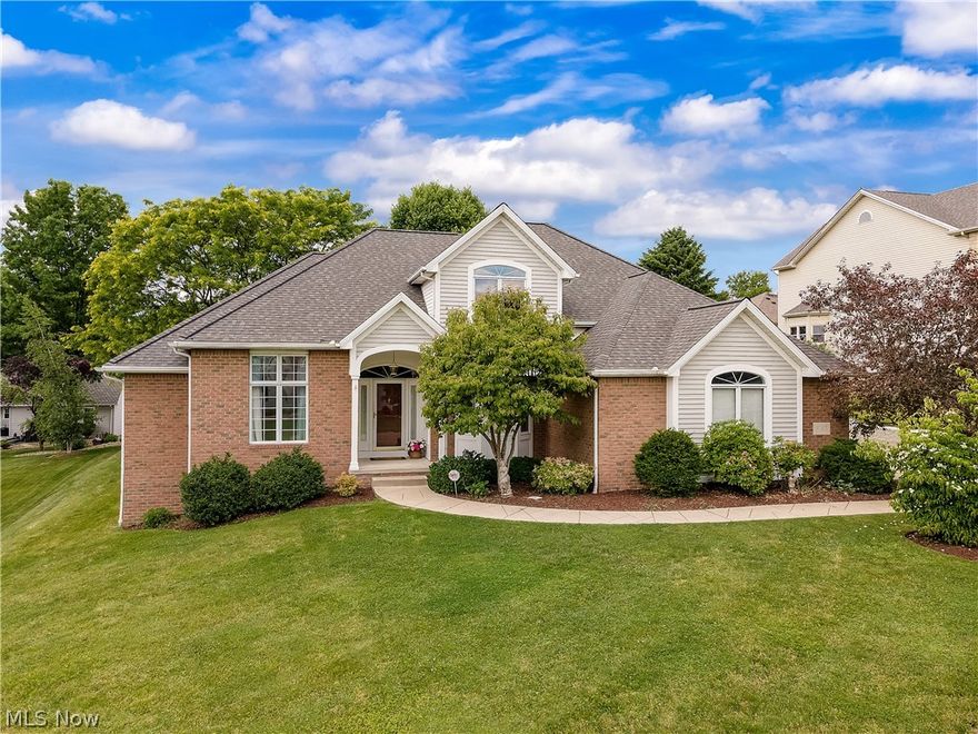 Well cared for first floor master on a cul-de-sac in Greenbriar Hills.  Beautiful great room with canted ceiling and grand fireplace.  First floor office off the great room.  3 bedrooms upstairs.  Three car side load garage. New roof and skylights in 2020. Furnace and central air 2014.  New water heater in 2015.  Move-in ready!