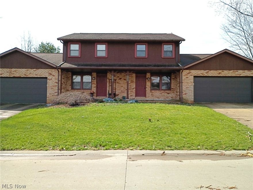 Looking for a new home! Side-by-side duplex at Meyers lake Village in Plain Township. Located in Canton City Schools. Each unit has 1,213 sq. ft. of living space with 2 bedrooms and 1.5 baths. A family room with wood burning fireplace with access to the backyard and patio with a privacy fence off the dining room. Each side has a full basement with a high energy efficient furnace, sump pump and water softener. 3106 is owner-occupied and the other unit is vacant. It was currently renting for $1,300 per month.