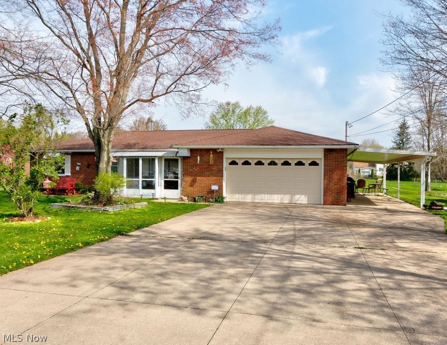 ZERO % Down Eligible!!! All brick ranch is coming soon (5/3/19) to the Streetsboro market! 4 bedrooms, 2 full bathrooms with a large .73 acre yard! Upgrades include: Roof (2013) with 30 year dimensional shingles, HI-E furnace & AC, well pump (2010), paint & exterior doors! Enjoy the summer nights on the screened front porch! 2 car attached garage & covered carport! Large shed for extra storage in the back yard! Located on a quiet street near major community roads, turnpike, ample shopping and dining locations! All appliances will stay... this house is ready for a new owner!