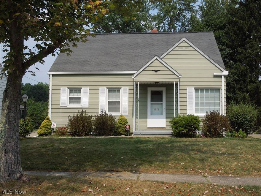 Fabulous Cape Cod with over 1200 square feet of living space!  If your criteria includes things like, meticulously clean, well kept, updated with neutral decor and beautiful grounds--then this is a MUST SEE!  Home features two bedrooms on the first floor, full bathroom, kitchen, AND a large family room/sun room that was added by the current seller.  Upstairs is a large bedroom with cedar closet and built in dresser drawers.  The basement is unfinished but could easily be finished to add even more living space if desired.  The landscaping features several periannuals and a paved patio perfect for enjoying the outdoors!  A one car detached garage and fenced in backyard complete this beauty!  Schedule your showing TODAY!
**NOTE:  There is a room on the first floor which could be used as a bedroom or dining room, it DOES have a closet but you have to go through this room to get to the family room.