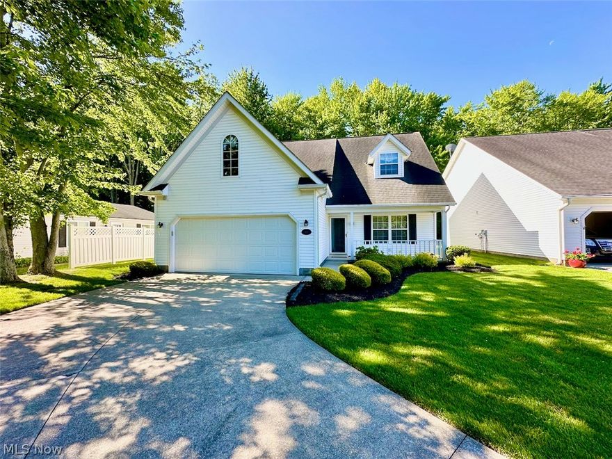 Welcome to 101 Lavender Ln. at Sweet Brier Place, an exceptionally desirable freestanding condominium community in Madison Village. This two-bedroom, 1.5-bath condo boasts 1,640 square feet of thoughtfully designed living space, perfect for comfort and convenience. As you enter, you'll be greeted by a spacious two-story living room that fills the home with natural light. The charming loft area overlooks the living room, offering a versatile space that could potentially serve as a third bedroom, home office, or cozy reading nook. There is ample storage with closets throughout and a large attic space! The heart of this home is its beautiful sunroom, where you can enjoy your morning coffee while soaking in the serene views of the woods that lie just beyond your back patio. This peaceful outdoor space is ideal for entertaining or simply unwinding after a long day. Geothermal furnace replaced in 2018 for incredible efficiency! Schedule a tour today and experience the best of condo living at 101 Lavender Ln.