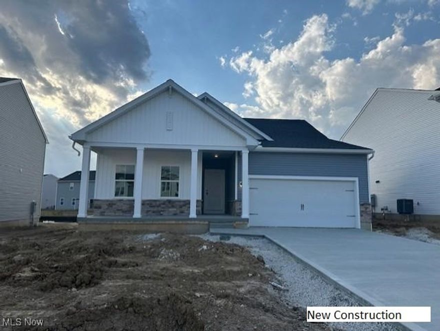 October 2024 Move-In ready! Welcome to Louisville's newest community Orchard Park! This Goldenrod may be the last home you ever to purchase. This ranch home comes with main floor laundry, vaulted ceiling and a gas fireplace and is nestled in a quiet cul-de-sac. Just minutes from Rt 62 and I77 this community combines the convenience of living close to necessities and being apart of Louisville small town community. Enjoy the peace of mind of owning a home under warranty.