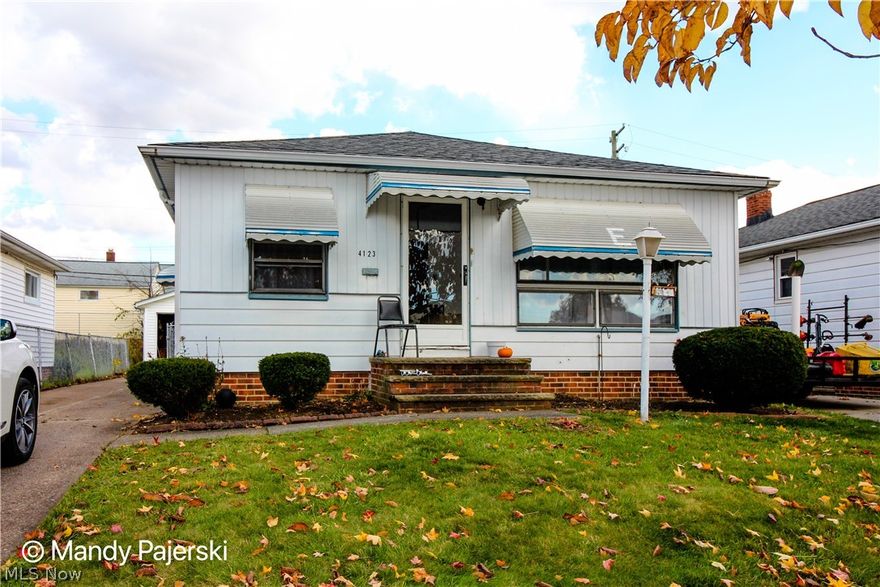 Ranch style home in an established neighborhood.  Hardwood floors in living room and bedrooms.  Partially finished basement with rec room and full bath.  Newer roof (8 years) and interior recently painted.  Oversized garage and backyard is partially fenced.