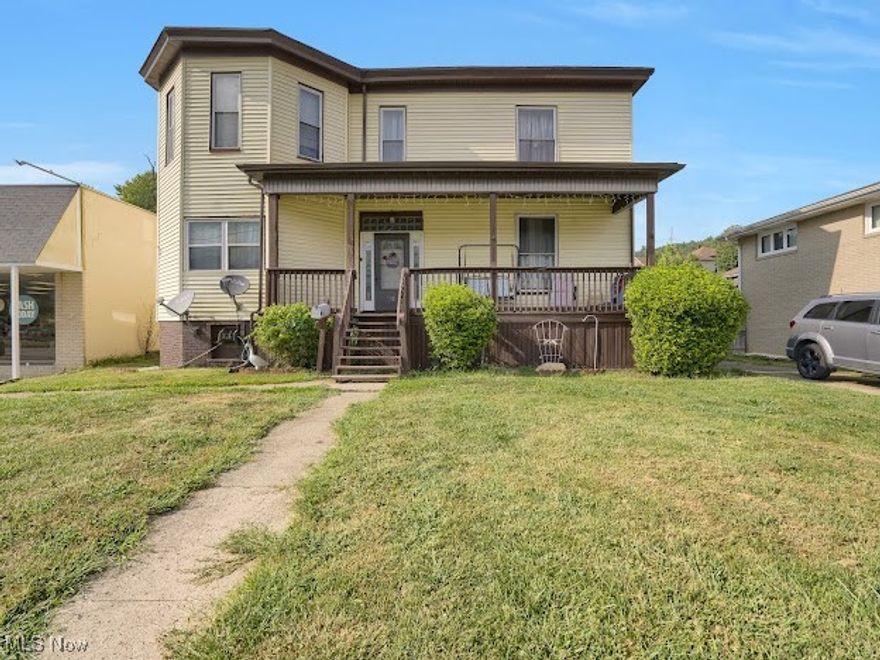 Spacious and full of potential, this large 5-bedroom, 2-bathroom home in the heart of Bridgeport, Ohio offers over 2,700 square feet of comfortable living space. Situated on a flat lot with a fully fenced backyard, it’s perfect for outdoor activities, pets, and entertaining. Kitchen is 25.05' X 12' with main floor laundry. Main roof is
10yrs old, flat roof 5yrs, 200 amp service, Heat pump 10yrs old, front porch is 3 months old, both main entrance doors are new. Hot water tank is leased. With its generous layout and central location close to schools, shopping, and local amenities, this move-in ready home is ideal for those seeking room to grow while enjoying the convenience of small-town living. Call today to schedule a showing!