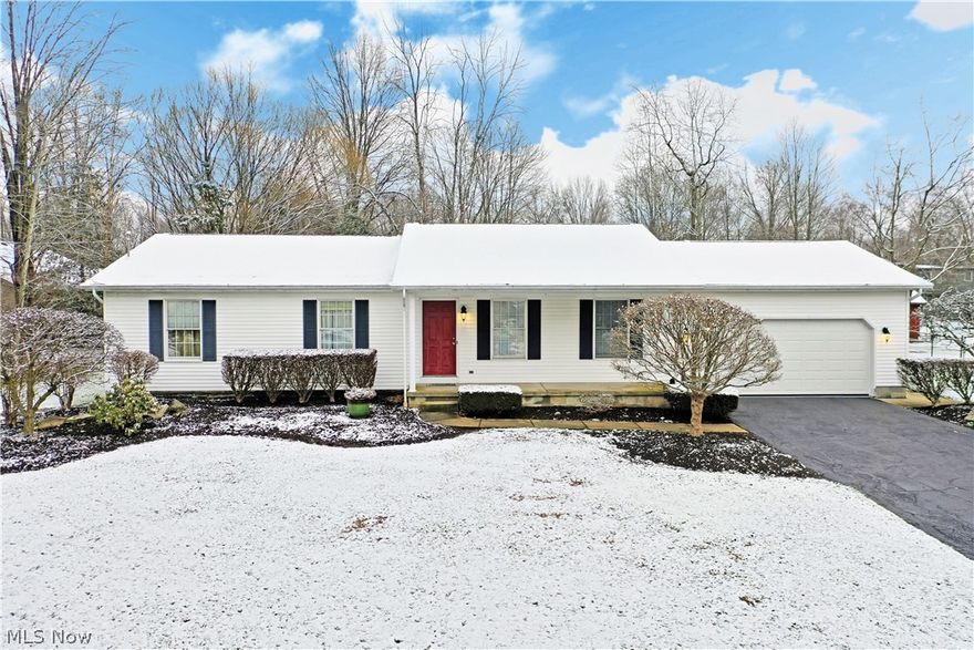 Nestled in a quiet neighborhood in the Lakeview School District, this well-maintained Cortland ranch is move-in ready and a must-see! The front room and main living area offer lots of natural light and space to entertain guests or family. The kitchen features stainless appliances, a beautiful backsplash, and an island for convenient meal prep or casual dining. Down the hall, you'll find the guest bathroom and three spacious bedrooms, each complete with ample closet space. The partially finished basement with its wooden bar area is the perfect solution for those who like to host gatherings. It would also make a great workout or recreational room! Other notable features include the attached two-car garage complete with hot & cold water and electricity, backyard electric dog fence, and additional storage shed. Don't miss out on this one - schedule your showing before it's gone!