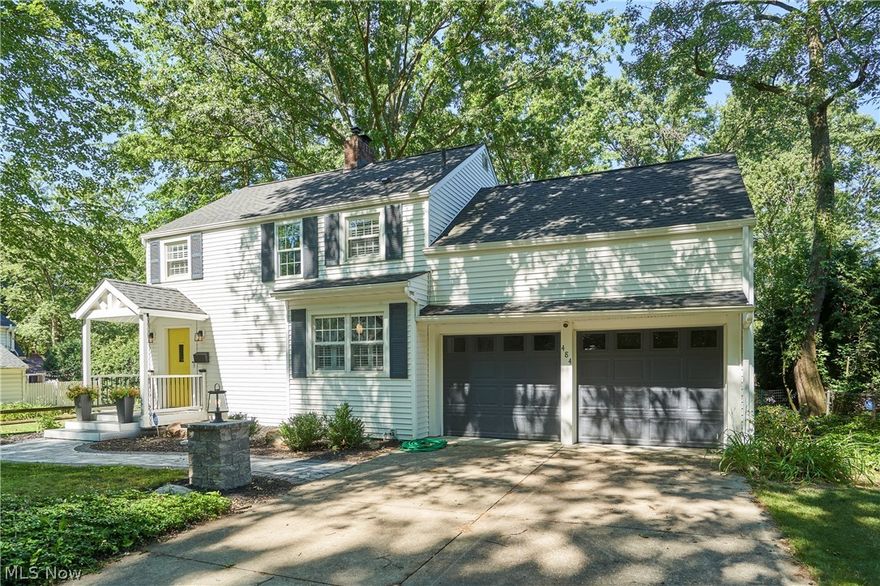 See this beautiful colonial and you will fall in love with charm & character as well as the quality of workmanship and attention to detail throughout the home.  Great home for entertainment and family functions.   The kitchen is a chef's dream, featuring beautiful cabinets, granite countertops, pantry and stainless steel appliances which include: stove, refrigerator & microwave.  The Great Room boasts a wet bar and impressive windows. Sliding glass doors lead to an expansive, maintenance-free Trex deck that offers views of a scenic backyard.   The first floor also features a formal living room with a stone fireplace & custom shutters throughout.  The second floor has three bedrooms.  Master includes three closets one of which is cedar.  The home has two renovated full luxury bathrooms with contemporary vanities, bathtubs, shower, flooring & lighting. Washer & Dryer included.  Updates from 2020-2021 roof, gutters, gutter guards, downspouts, windows, air conditioning water heater & sewer line.  The home is located close to the National Park, Stan Hywet shopping & various restaurants.  A Home Warranty is included for a Peace of Mind.