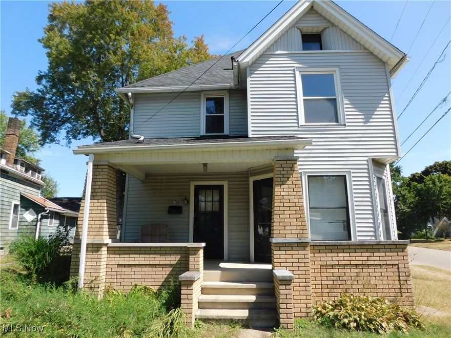 Two-story duplex, private entrance to second floor. Convenient to city access. Property needs some updates inside. Sold As Is. Will need some items cleaned out.