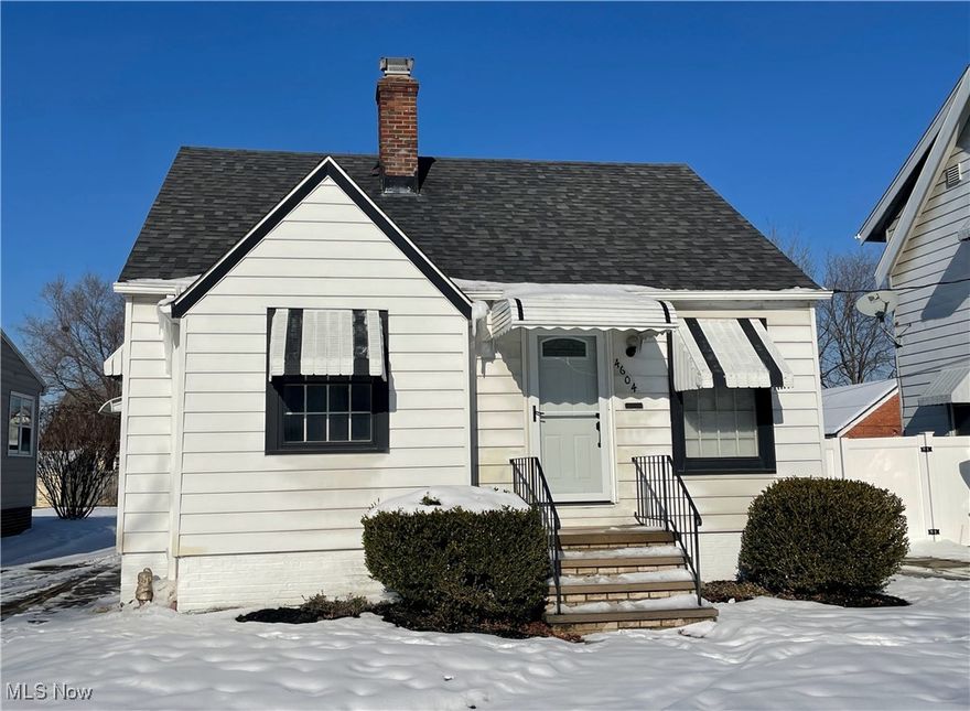 Welcome to this lovely bungalow featuring a newly renovated kitchen with white cabinetry, granite countertops, luxury laminate flooring, and stainless steel appliances. The bright living room offers a cozy space filled with natural light. The first floor includes two carpeted bedrooms and a bathroom with modern finishes, while the spacious second floor features a large bedroom with new carpeting and updated lighting. Outside, you'll find a large yard and a 1-car detached garage with a small deck on the side, perfect for enjoying the outdoors. Located with easy access to shopping, entertainment, and major freeways, this home is a fantastic opportunity. Schedule your private showing today!