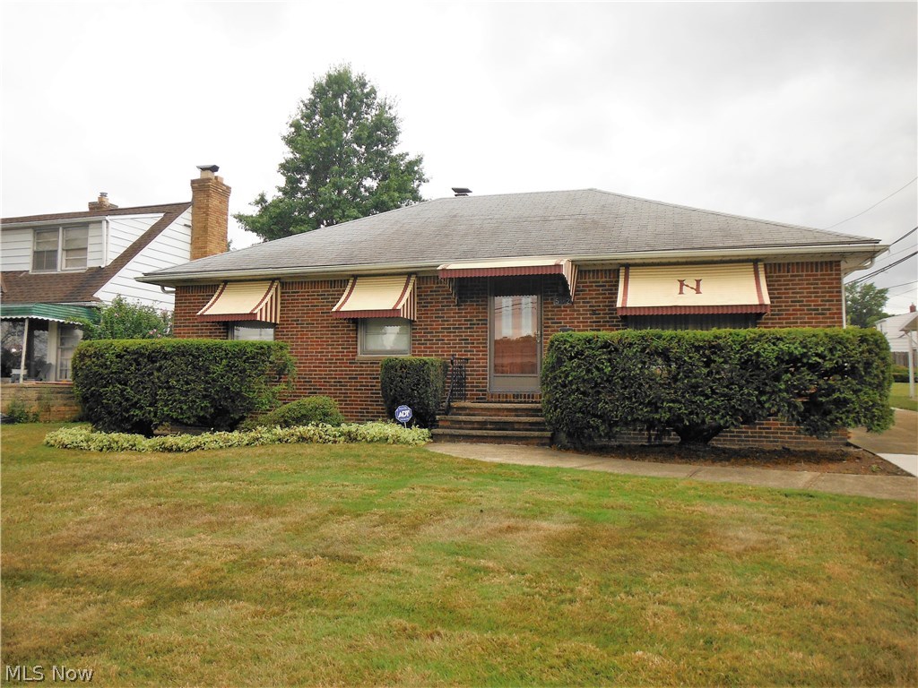 Great 3 bedroom brick Ranch close to 480. Meticulously maintained, one family model. Very clean in neutral colors with sunroom, large 2 car detached garage and private backyard. Full basement with high ceilings has a second full bath and ample storage, plenty of space for a rec room. City POS compliant. One year home warranty offered. Transferrable ADT security system and lifetime warrantied B-Dry basement waterproofing system. Schedule your showing of this great home!