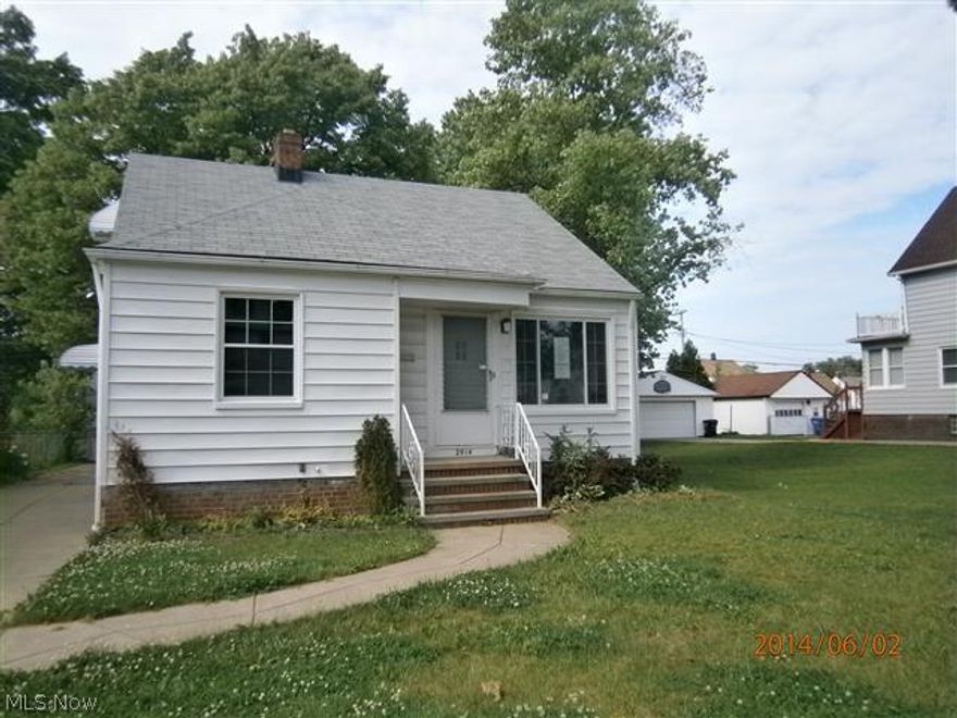 As is sale. Seller will not make repairs. Buyer is responsible for utilities for inspections. Buyer is also responsible for corrections of all POS violations if any. Equal housing opportunity. This 3 bedroom 1.5 vinyl sided bungalow has a newer kitchen, some newer windows, hardwood floors, finished lower level, central air and a one car garage. It won't last at this price! UI-Uninsured